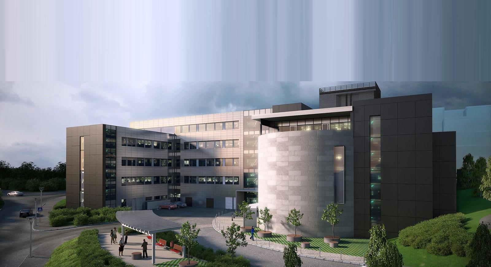 Glassfasade montert av Netglass
